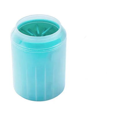 Portable Silicone Dog Paw Cleaner with Combs and Towel – Quick Foot Washing Bucket for Outdoor Use