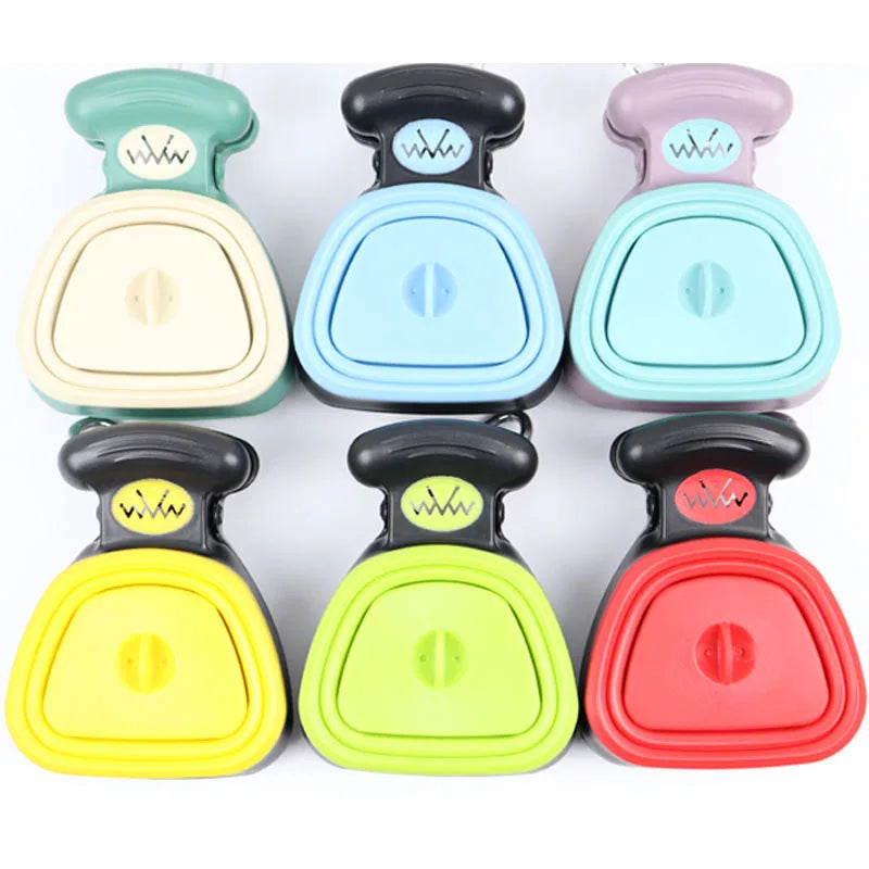 Foldable Dog Pooper Scooper with Biodegradable Bags for Easy Waste Cleanup