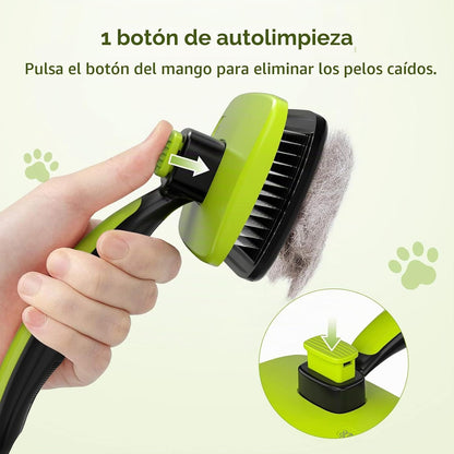 Pecute Professional Pet Brush for Dogs and Cats, Suitable for Short and Long Fur