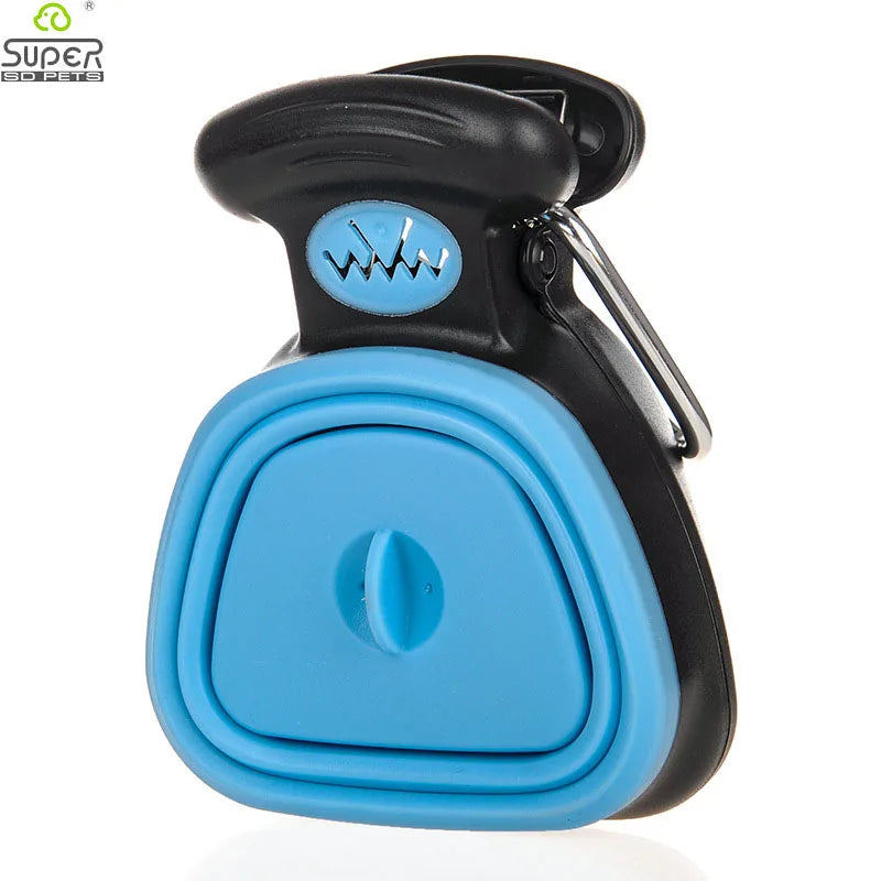 Foldable Dog Pooper Scooper with Biodegradable Bags for Easy Waste Cleanup