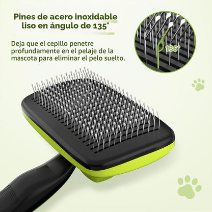 Pecute Professional Pet Brush for Dogs and Cats, Suitable for Short and Long Fur