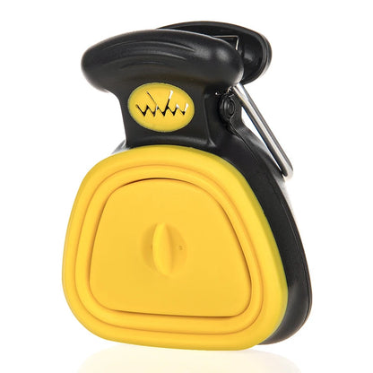 Foldable Dog Pooper Scooper with Biodegradable Bags for Easy Waste Cleanup