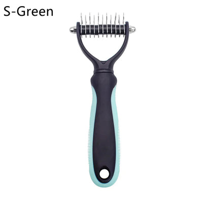 Professional Pet Grooming Comb for Effective Hair Removal and Detangling for Dogs and Cats with Long, Curly Fur
